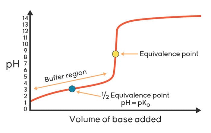 Half Equivalence Point: The equivalence point is the point at which equivalent amounts of acid and base have reacted.