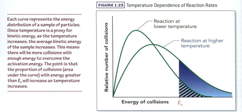 As the temperature increases, the average kinetic energy of the sample increases.