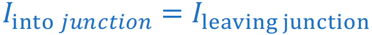 Junction Rule Equation: The junction rule states that the sum of the currents flowing into a junction is equal to the sum of the currents flowi…