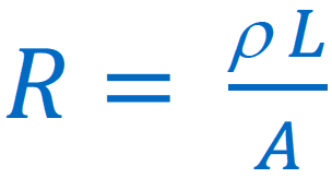 Resistance Complete: Give the equation for ____: