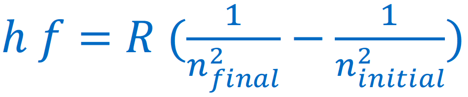 Rydberg Formula Complete: The Rydberg formula is used to predict the wavelength of light emitted or absorbed after an electron moves between ener…