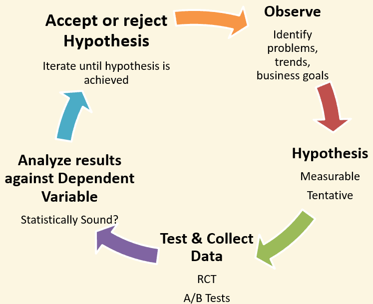 Describe the steps that make up the scientific method : Initial steps: formulate a hypothesis Intermediate steps: test…
