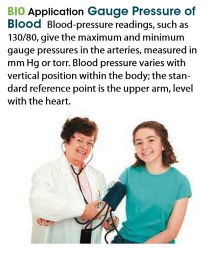 Gauge pressure is the name for the difference between absolute pressure and atmospheric pressure.