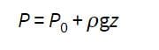 The equation for ____ is: