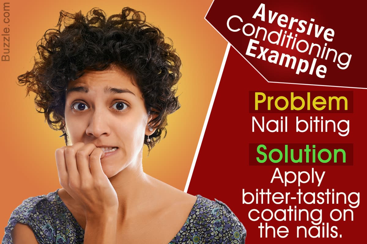 Aversive conditioning is the use of something unpleasant, or a punishment, to stop an unwanted behavior
