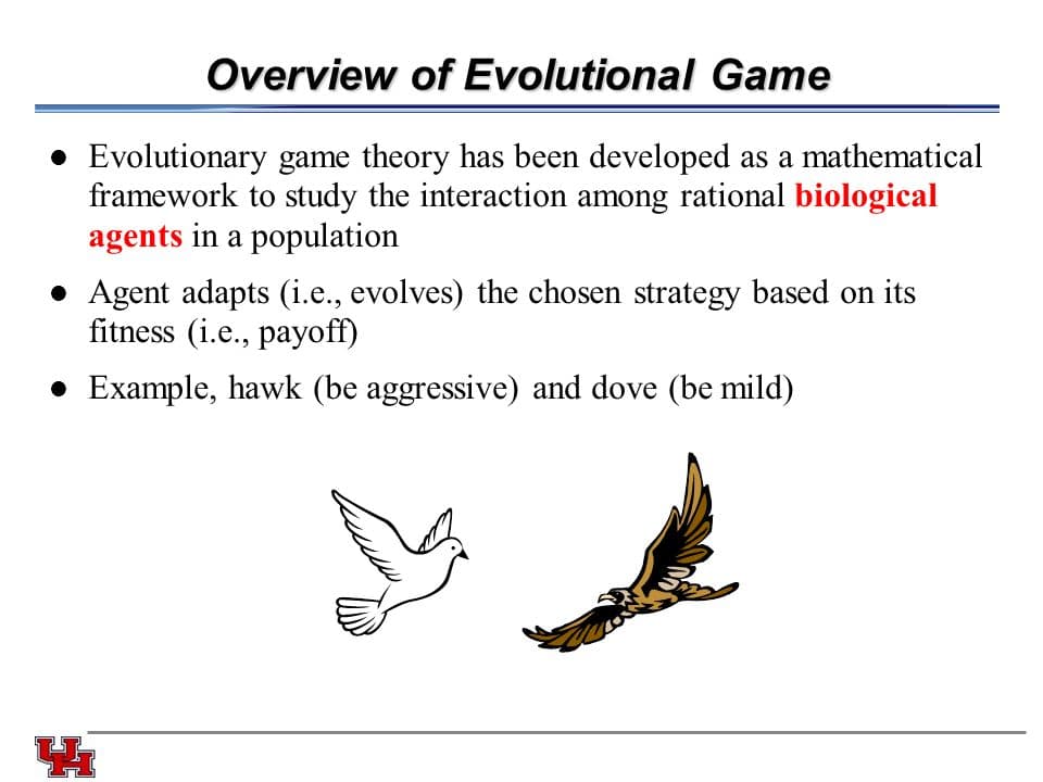 Evolutionary game theory is the application of game theory to evolving populations in biology. It defines a framework o…