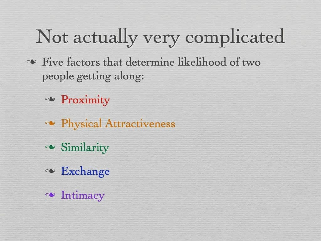 Interpersonal attraction is the attraction between people which leads to the development of platonic or romantic relati…