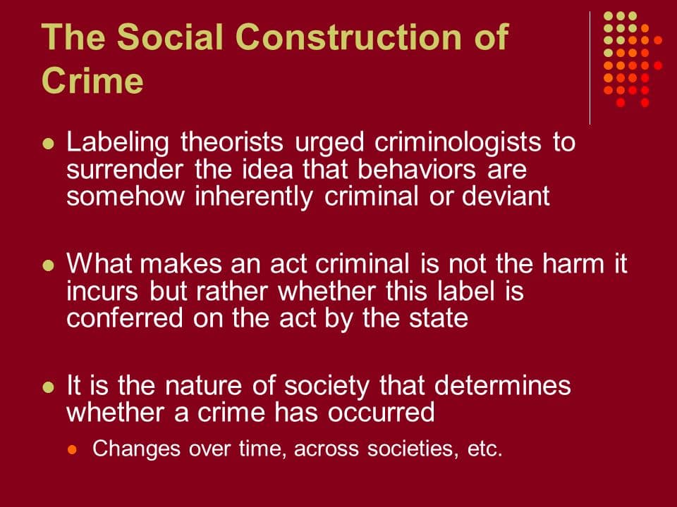 Labeling theory proposes deviance is socially constructed through reaction instead of action. According to this theory,…