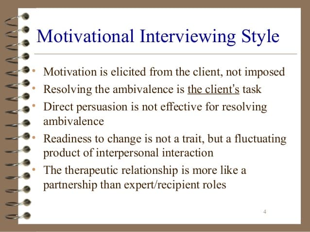 Motivational interviewing is a counseling method that helps people resolve ambivalent feelings and insecurities to find…