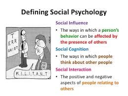 Social psychology studies how people act, think, and feel in the context of society