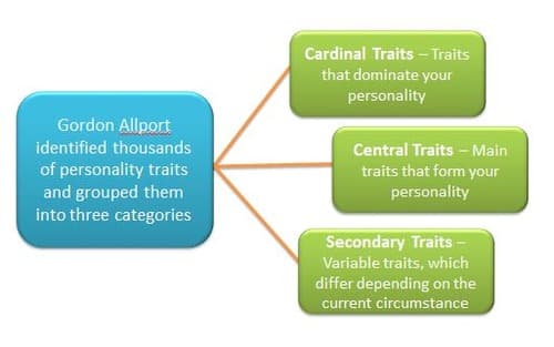 Secondary traits are preferences or attitudes