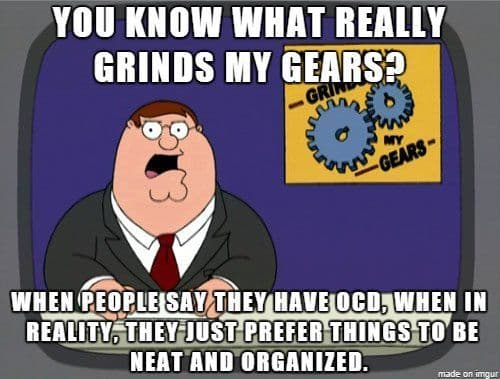 OCD is characterized by obsessions and compulsions