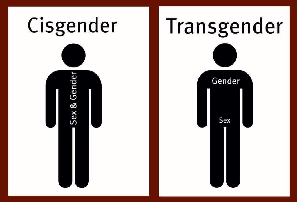 Define Trans-gender: Biological sex and gender identity don't match